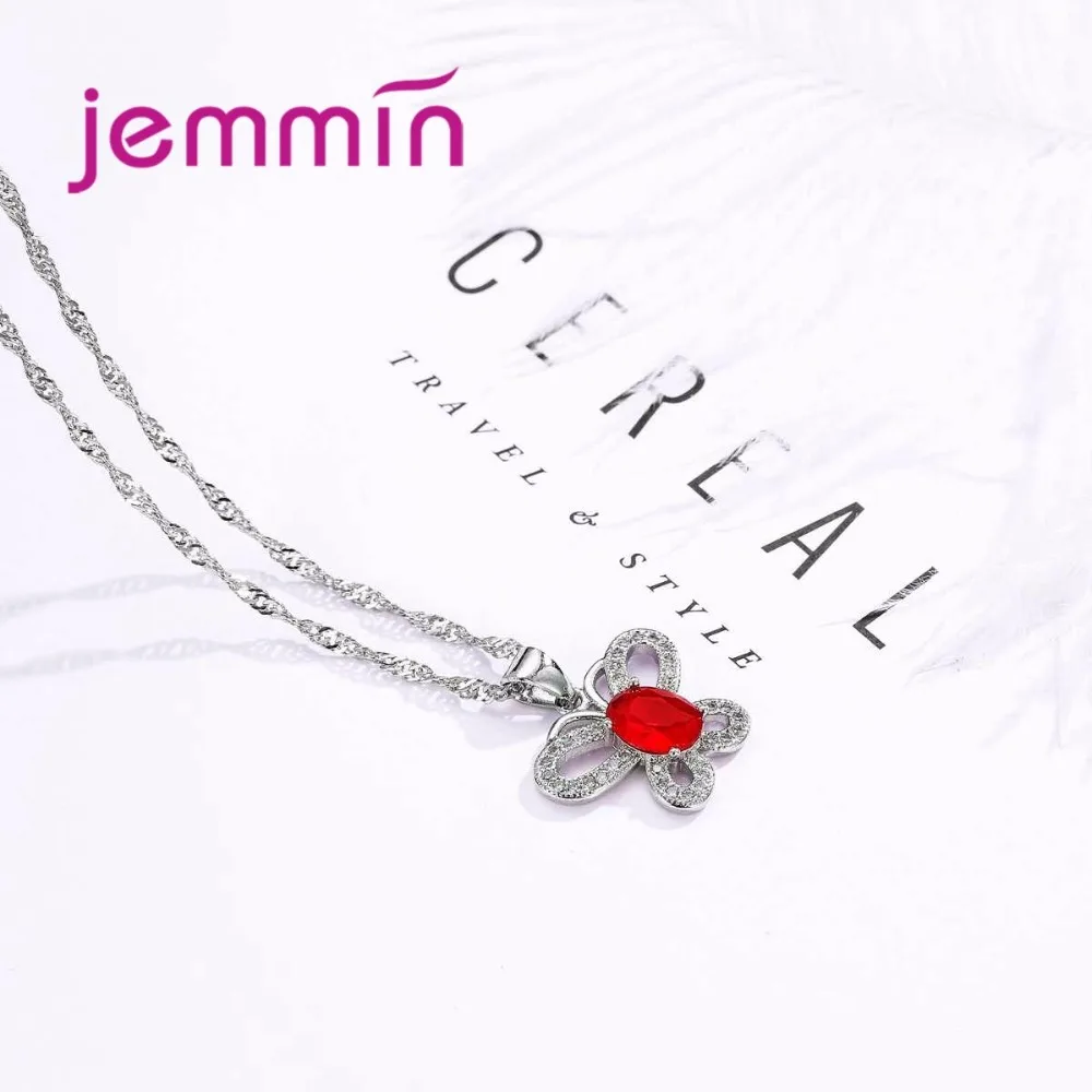 Женский комплект из колье и серёг серебра 925 пробы|jewelry sets|jewelry sets weddingfine jewelry |