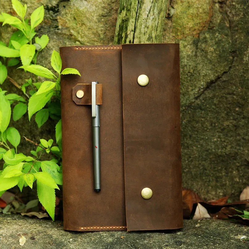 Чехол из потертой кожи для классики MOLESKINE большой размер кожаный чехол журнала