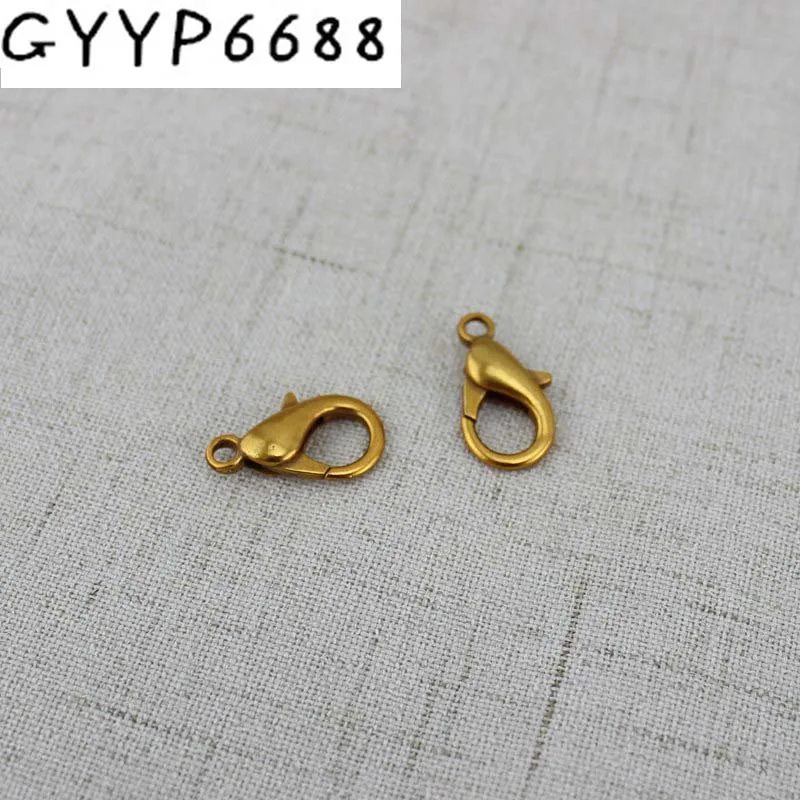 10pcs 50pcs 21*12mm old gold small snap hooks Hardware Accessories