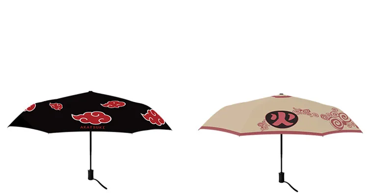 Top Quality Anime NARUTO Akatsuki Uchiha Itachi Cosplay Props Red Cloud Symbol Hokage Umbrella PVC Metal Parasol Collection New