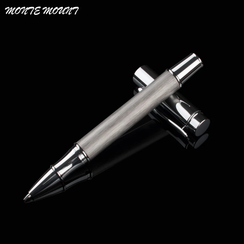 

MONTE MOUNT EXECUTIVE MAHOGANY AND SILVER ROLLER BALL PEN WOODEN