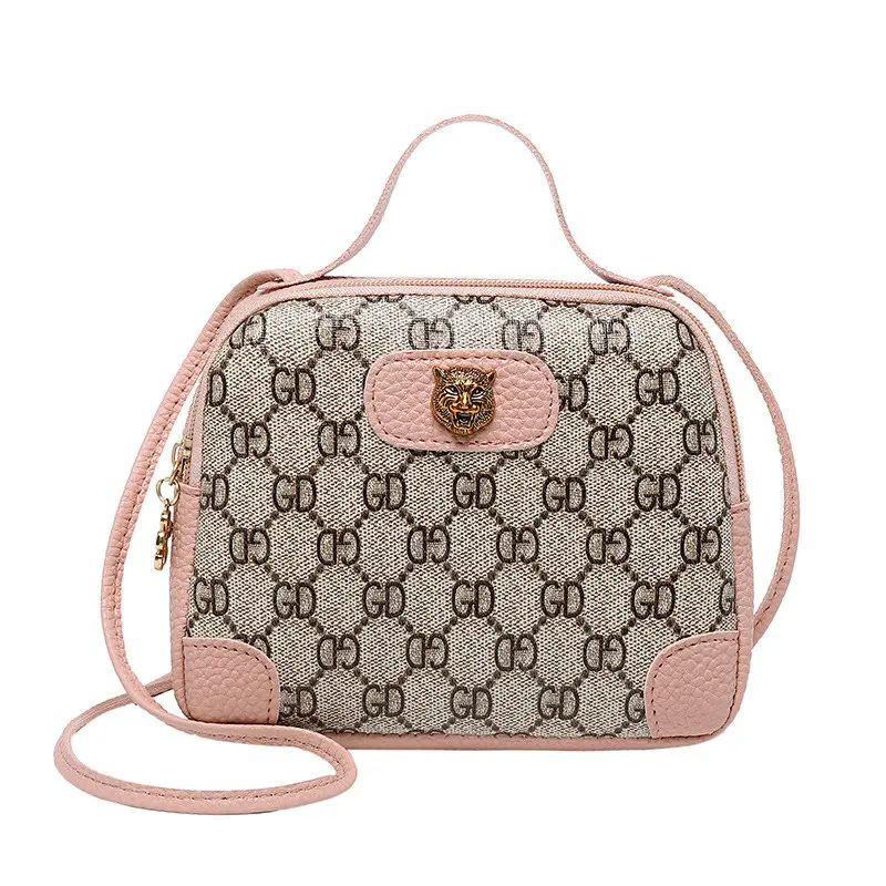 

PU Material Printing Decorative Small Square Shoulder Bag High Quality Brand-name Handbag 2019 Summer New Ladies Bag