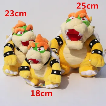 

18-25cm Koopa Bowser plush cartoon doll toys Hot Game Super Mario Bros Luigi figure plush doll toy cute cotton soft stuffed gift