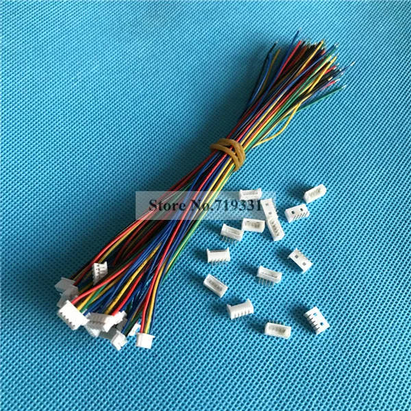 

Micro JST 1.25mm 1.25 JST 5P 5-Pin Male Connector with Wire +Female Plug 20sets