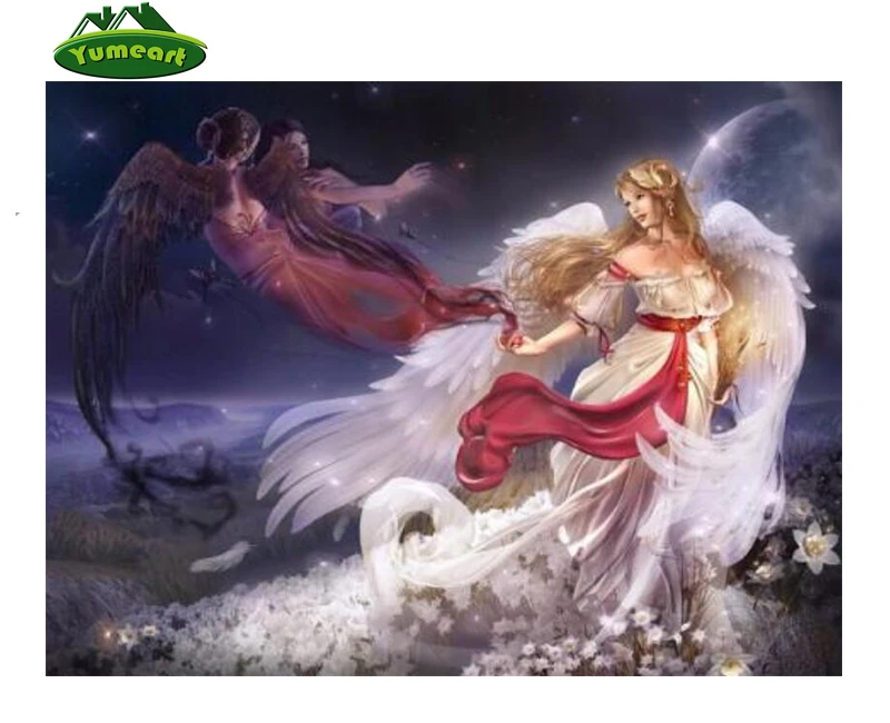 

YUMEART Diy Full Round Diamond Embroidery Mosaics Painting Home Decorative Cross Stitch Neeldlework Crafts