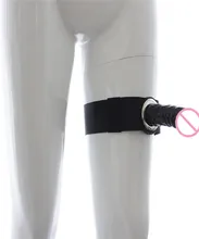 Bondage Belt With Silicone Dildos Penis Anal Butt Plug In Adult Games , Fetish Sex Products Toys For Women And Men