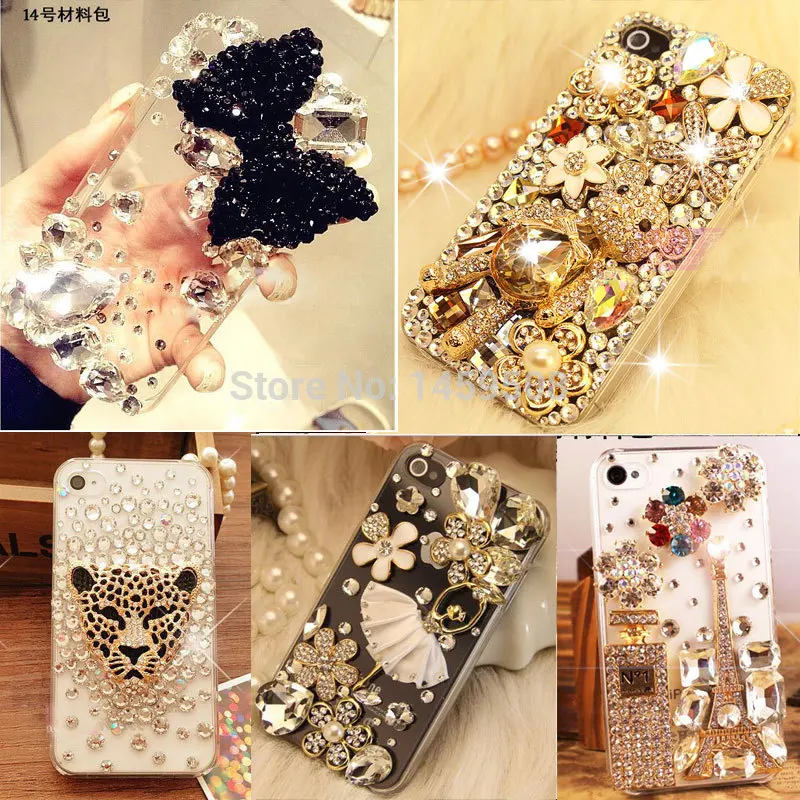 

For HuaWei Honor 8 lite Pro 5C 5X 6X 6A 6C Pro V9 V10 V20 Note 10 Play Perfume Bottle Rhinestone Case Bow Diamond Phone Cover
