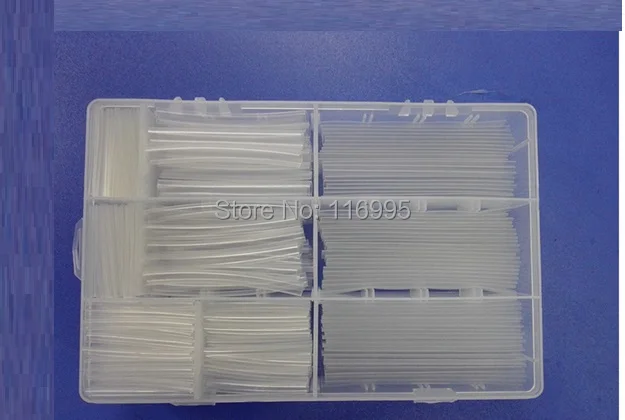 

Free shipping 1-12mm transparent sets(total 497pcs) /shrink tube / 600V / 2:1 / flame retardant / heat shrinkable tube / ROHS