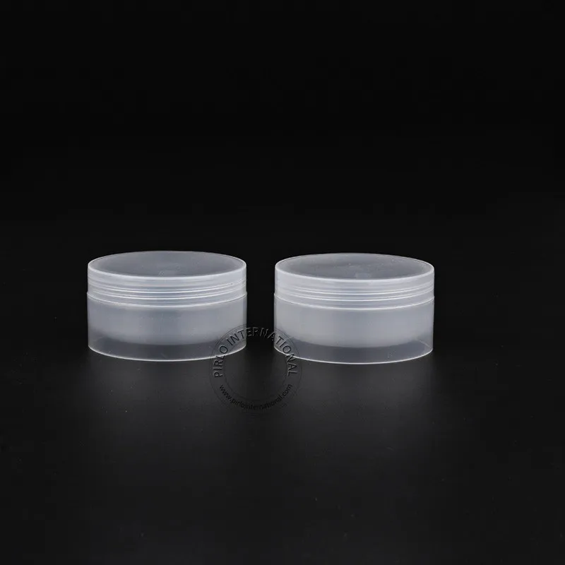 50g White Cap PP Cream Jar Bottle Facial Mask Cream Containers Split