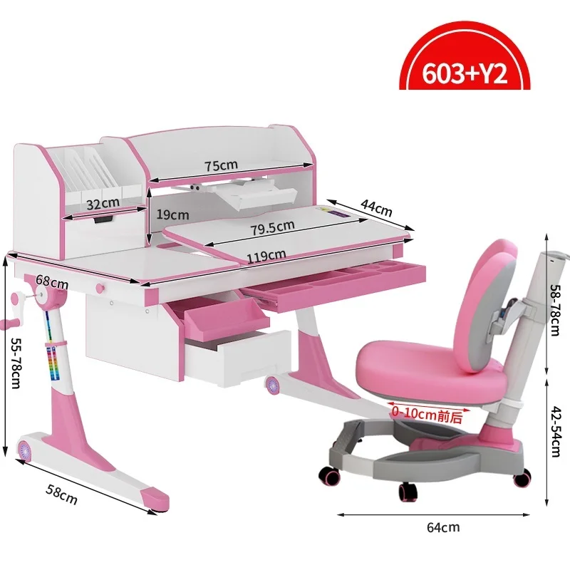 Tisch Cocuk Masasi Tableau Estudar детская мебель для малышей Tablo Tavolo Bambini Mesa стол для детей - Цвет: MODEL P