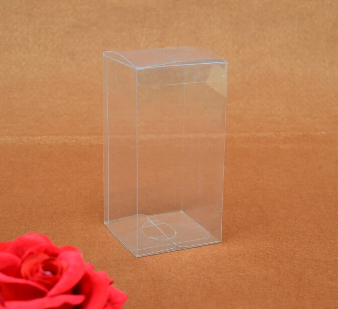 

PVC Gift Box Clear rectangle Macaron Plastic Packaging Box Transparent Wedding Box For Cupcake Macaron packing jewelry gift box