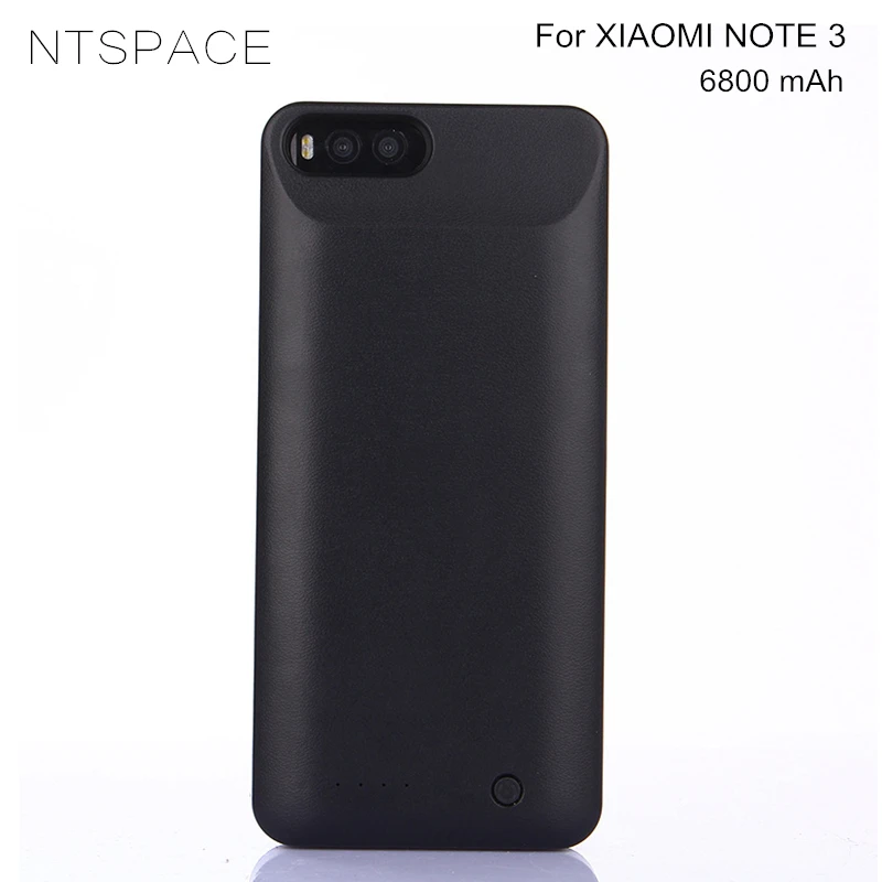 

NTSPACE 6800mAh Portable Powerbank Cover Battery Charger Cases For Xiaomi Mi Note 3 Power Pack External Backup Power Bank Case
