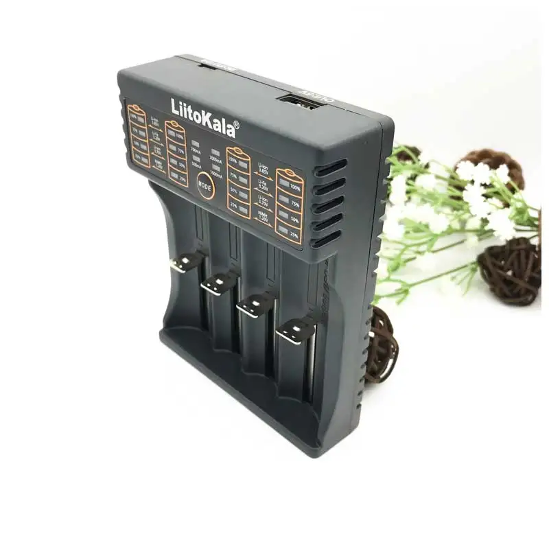 Liitokala Lii-402 18650 caricatore 1,2 V 3,7 V 3,2 V 3,85 V AA/AAA 26650 16340 NiMH batteria al litio caricatore