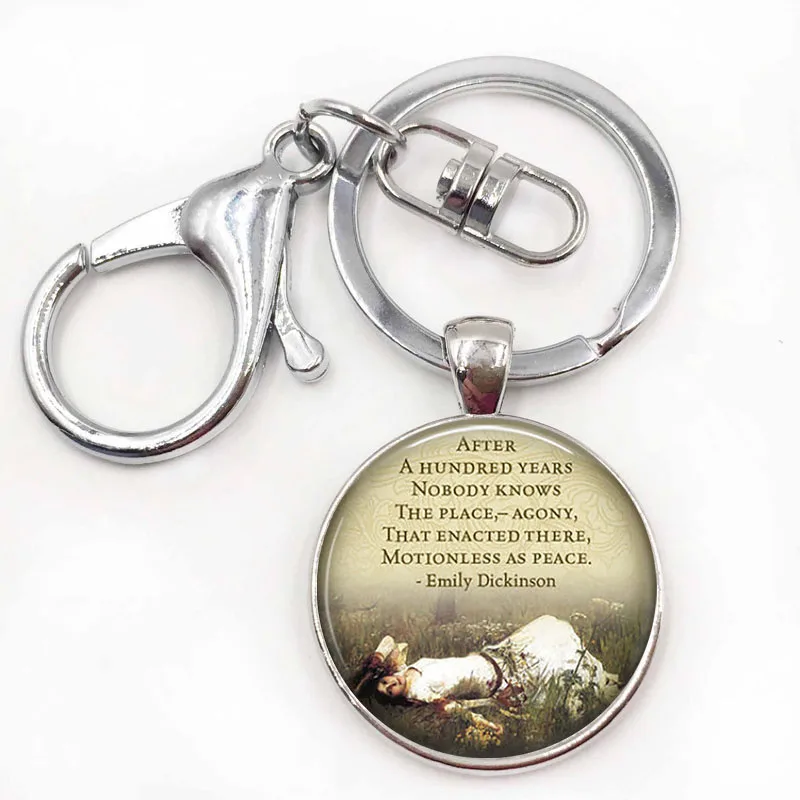 10silver keychain.
