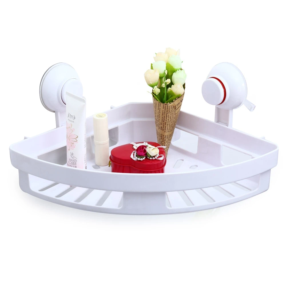 Free Shipping Bathroom Accessory Triangle Commodity Shelf Single Layer Storage Rack with Double