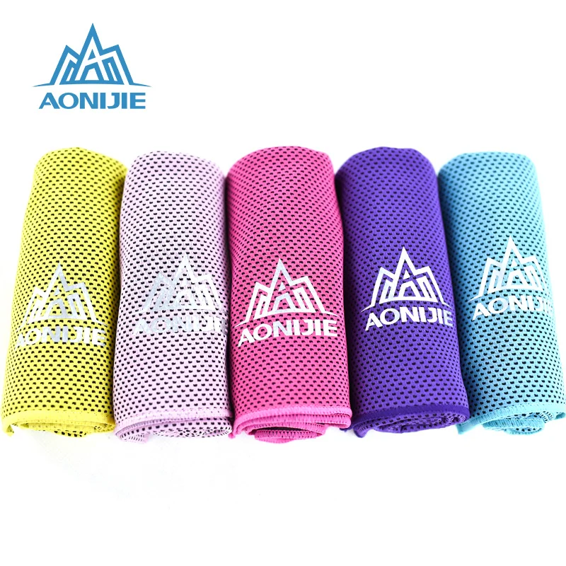 

AONIJIE 4041 Instant Cooling Towel Quick Drying Mesh Beach Fitness Gym Yoga Running Camping Absorbent Chilly Swimming Towel