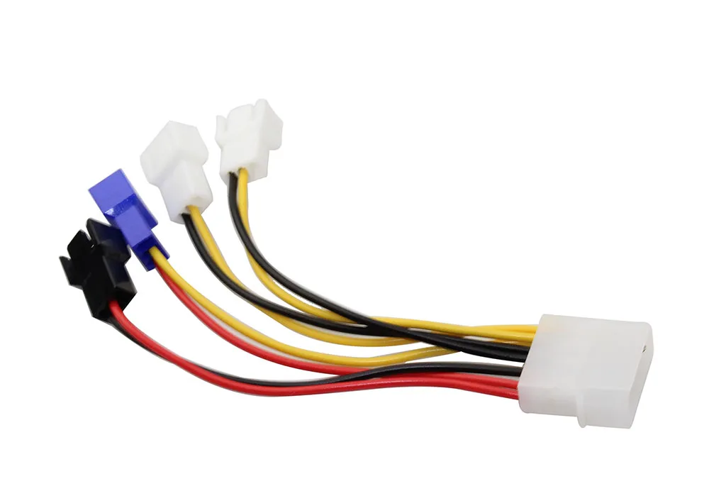 10 шт. кабели питания для компьютерных кулеров от Molex до 3Pin 12 В/7 В/5 В|Компьютерные и