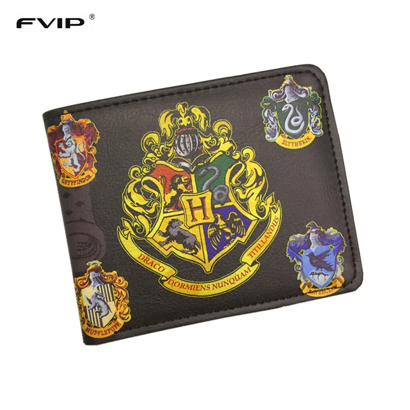  FVIP Wallet  Harry Potter /Sherlock Holmes /Breaking Bad /Superman /Walking Dead With Small Zipper Coin Pocket Men's Wallet 