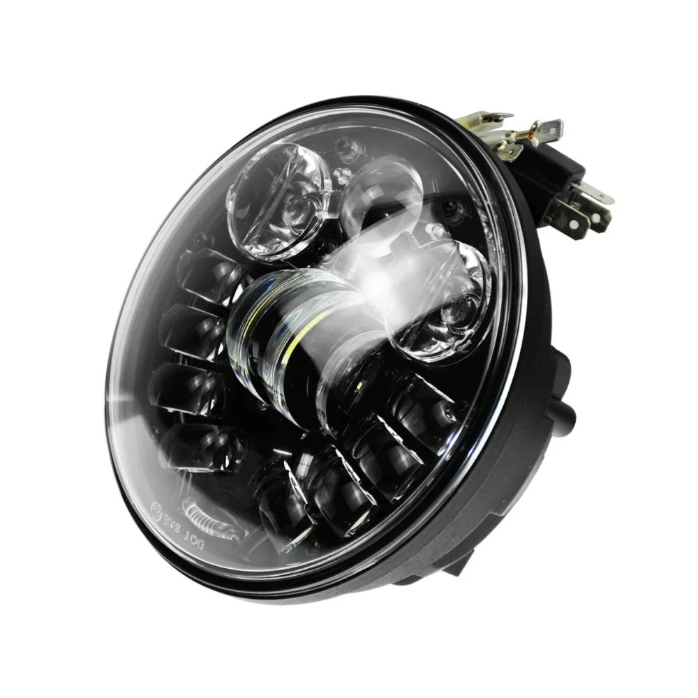 Светодиодный проектор 5 3/4 &quot фара для davidsion и Honda VT600 750 1100 VTX Harley Dyna Super Wide Glide Sportster