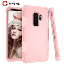 

CTRINEWS Shockproof Case For Samsung Galaxy S9 S9 Plus Note 8 Silicon Hybrid Armor Full Body Cover For Samsung S8 Phone Case