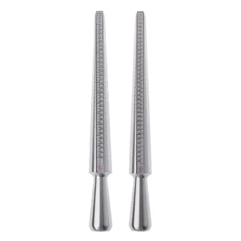 

3 in 1 Ring Jewelry Tool Kit Measuring Ring Sizer Mandrel Jewelers Rubber Hammer