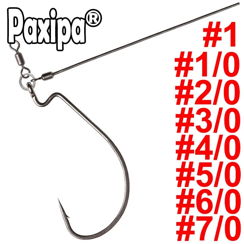 

4pcs Wire Punch Rig Heavy Duty Wide Gap Hook EWG Hook Drop Shot Punching Rig to Target Thick Grass Made in Japan Tokyo