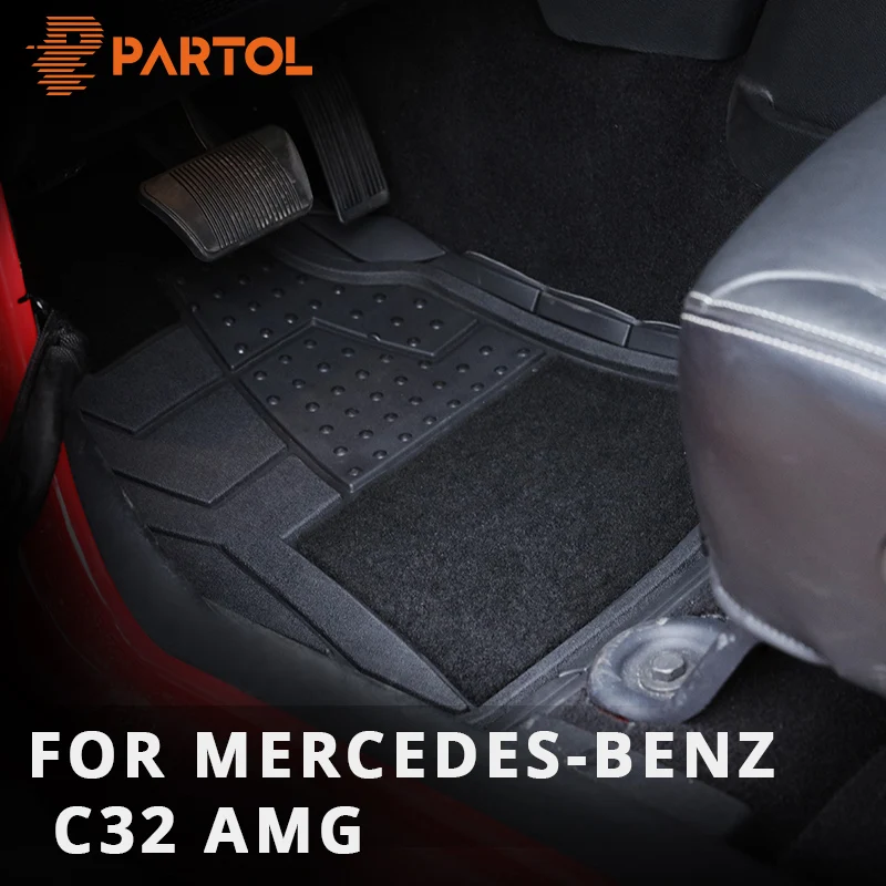 Partol 4 Pzset Crop Fai Da Te Universale Tappetini Auto