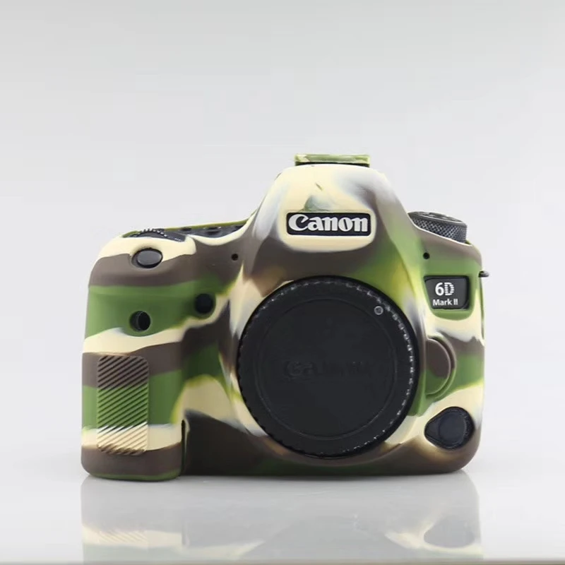Мягкий силиконовый чехол для камеры, резиновый защитный чехол для Canon 6D2 6DII 6D Mark II
