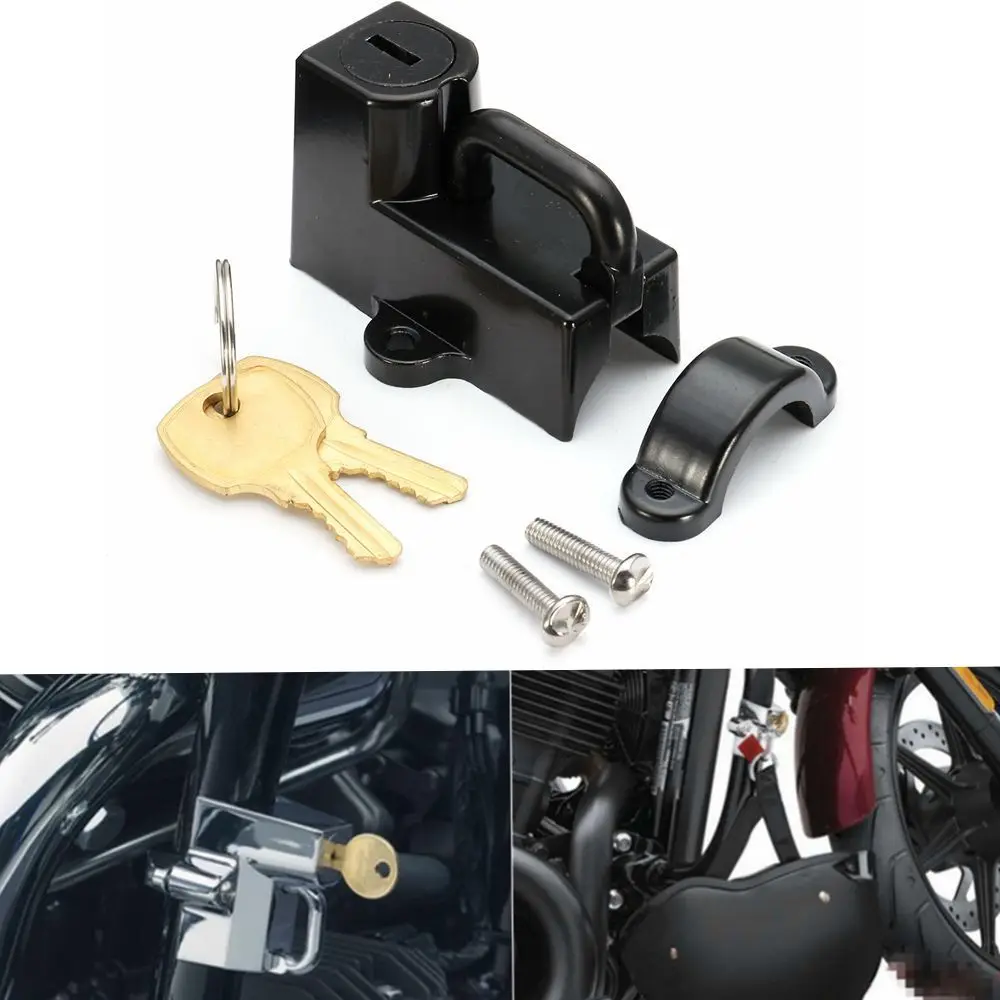 Motorcycle Helmet Lock Anti-theft Security Universal For Harley Davidson US