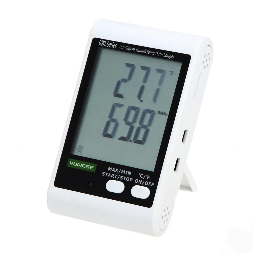 

YUWESE Humidity Temperature data acquisition recorder meter Digital LCD Hygrometer Thermometer USB Cable PC Connect