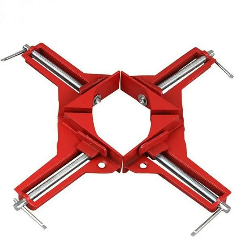 90 Degree Right Angle Clamp DIY Corner Clamps Quick Fixed Glass Wood Picture Frame Woodwork Right Angle