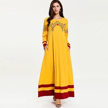 

Vestidos Abaya Islamic Arabic Muslim Hijab Dress Turkey Women Robe Dubai Kaftan Caftan Ramadan Eid Dress Elbise Musulmane Femme