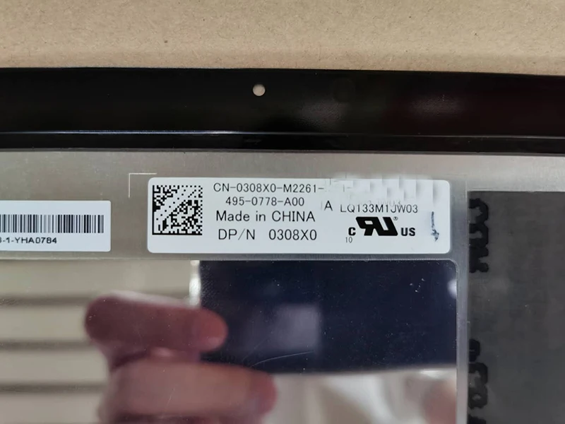 Для Dell широта 13 7350 DP/N 0308X0 13," ips сенсорный ЖК светодиодный экран в сборе LTN133HL02 LQ133M1JW03 1920*1080 edp 30pin