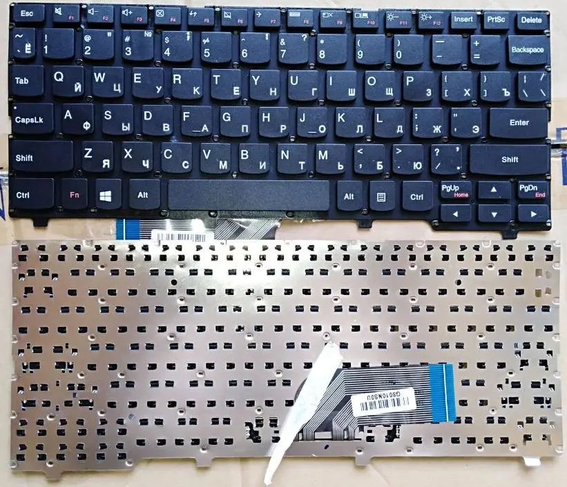 Russian Keyboard for Lenovo Ideapad 100S 100s-11 100S-11IBY RU Black keyboard