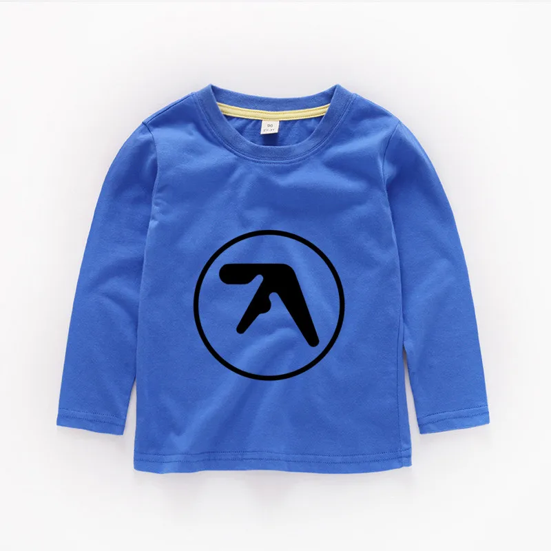 От 2 до 12 лет Детская Aphex Твин с принтом для малышей Топы девочек Одежда маленьких