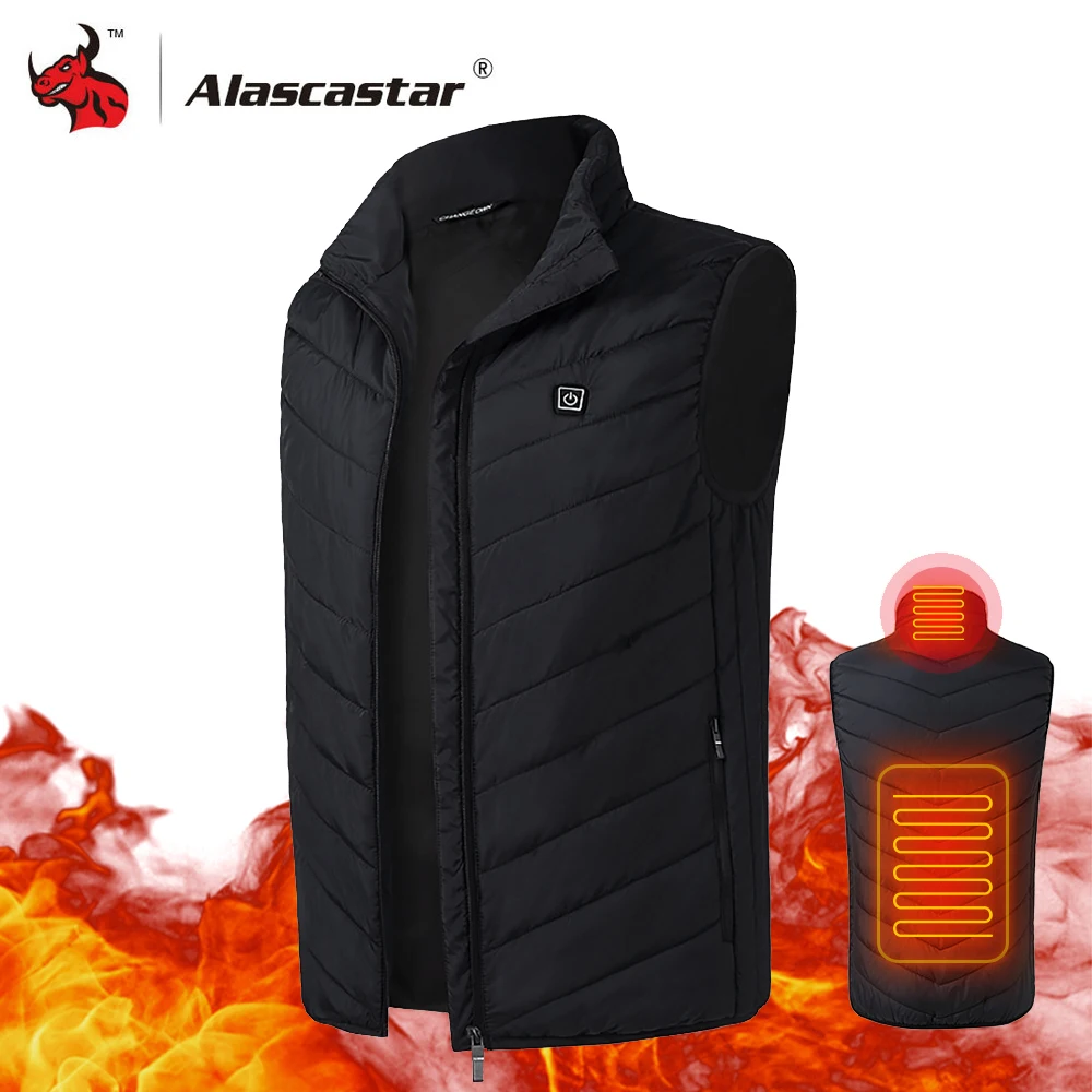 

New Motorcycle Jacket Men Women Autumn Winter USB Infrared Heating Vest Jacket Moto Electric Thermal Motorbike Riding Jacket
