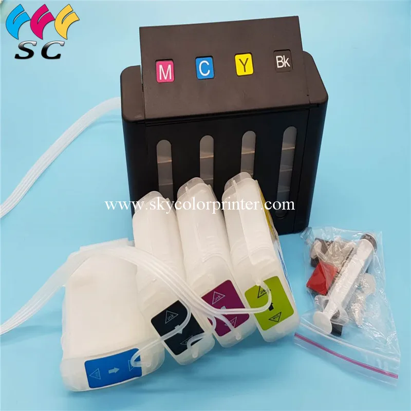 

4 Color For HP10/82 Empty CISS Ink System With Permanent Chip For HP Designjet 500 500PS 800 800PS plotter
