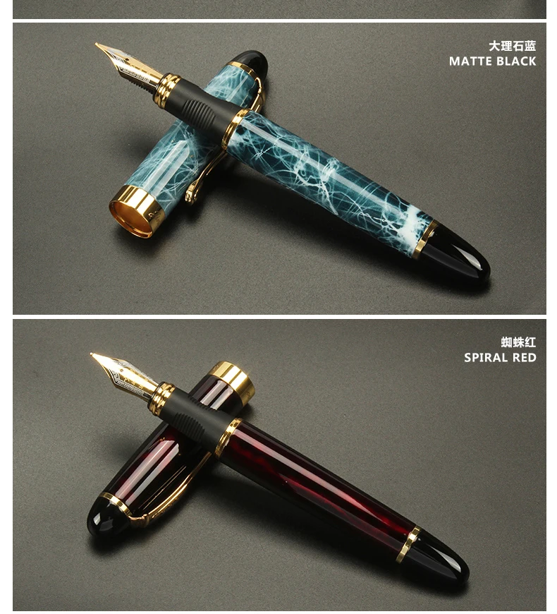 Jinhao X450 18 КГП 0,5 мм перо с широким основанием перьевая ручка для письма для офиса бизнес планирования школьные принадлежности канцелярские товары