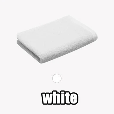 Оригинальное полотенце Xiaomi Youpin, хлопок, сильное поглощение воды, спортивные банные полотенца, мягкие полотенца, прочные, приятные для кожи, для лица - Цвет: white