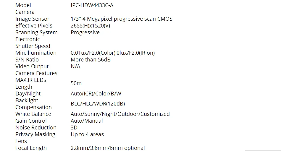 Оригинальная 4MP POE ip-камера IPC-HDW4433C-A H.265 IP67 Встроенный микрофон Замена IPC-HDW4431C-A купольная сетевая камера HDW4433C-A логотип