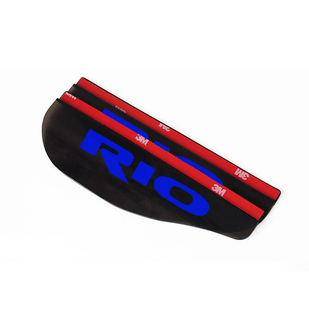 For KIA RIO Auto Rearview Mirror Shade Rainproof Car Back Mirror Eyebrow Rain Sticker cover Sun Visor Car Styling
