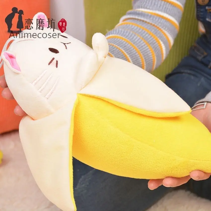 Anime Bananya Banana Cat Plush Toy Doll Soft Dakimakura Home Lovely Pillow Gift 