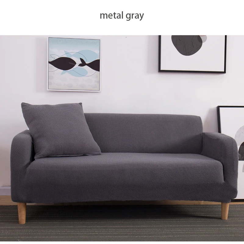 

Universal Sofa Cover Elastic Sectional Couch Cover Anti-dirty for Living Room Sofa tight wrap slip-resistant 1/2/3/4 seater