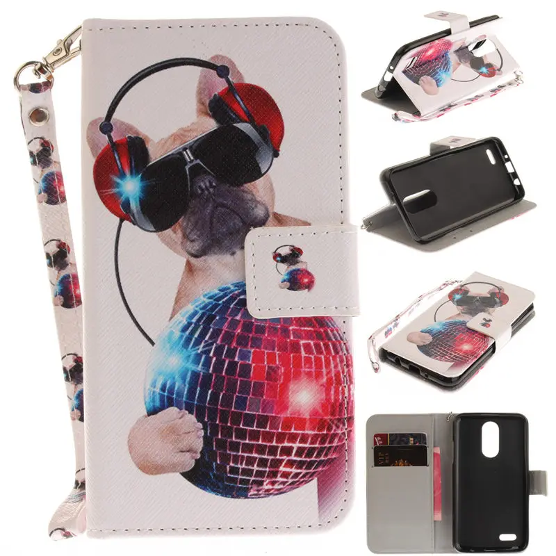 For LG K4 2017 Case LG K4 2017 Cover Flip PU Leather Silicone Case For LG K4 2017 Version M160 K 4 Phone Case Protective Bag (8)