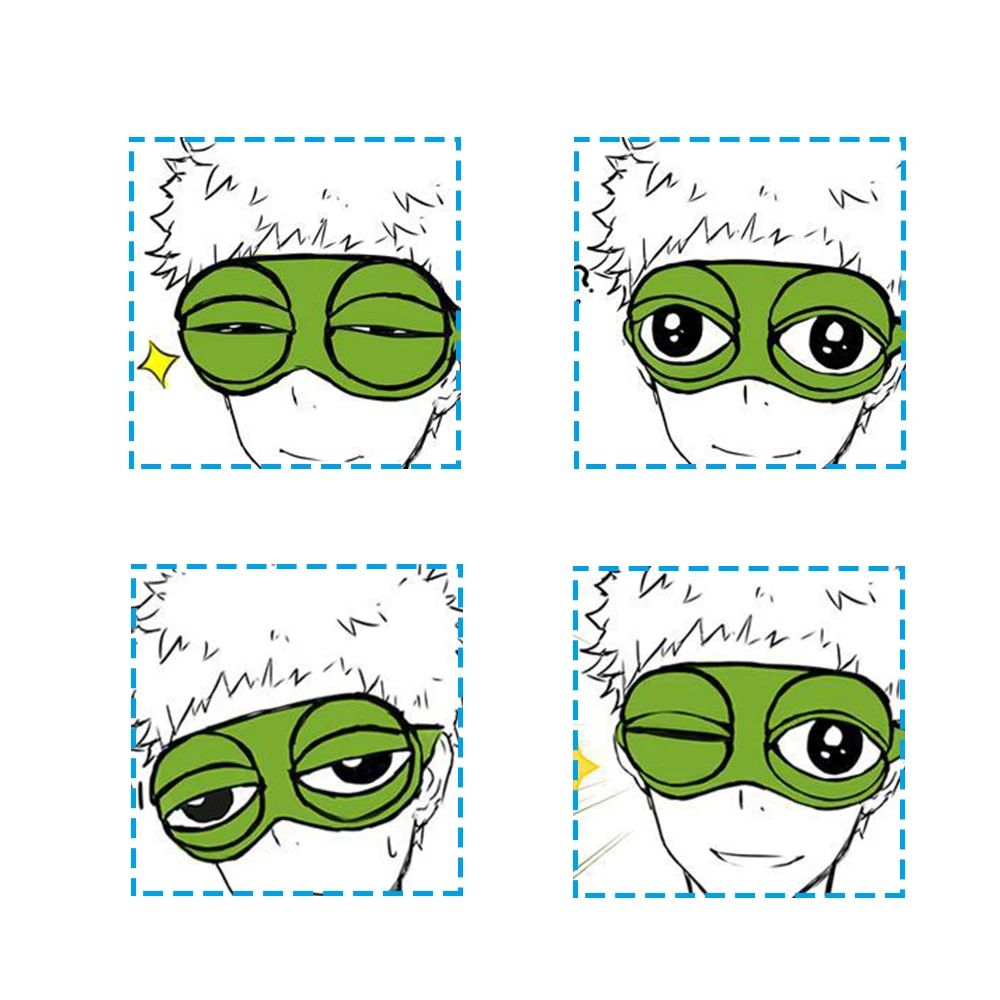 1 шт. 3D маска для сна Sad Frog путешествий отдыха помощи глаза повязка на патч тени