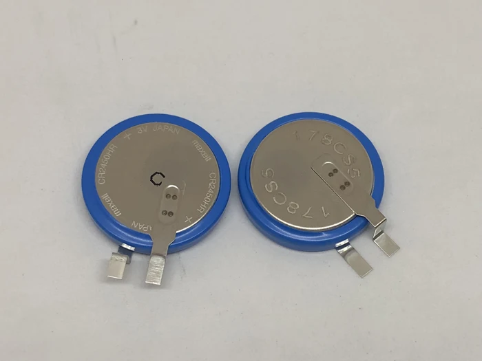 2pcs/lot New Original Maxell CR2450HR CR2450 2450 3V high-temperature lithium battery manganese dioxide batteries