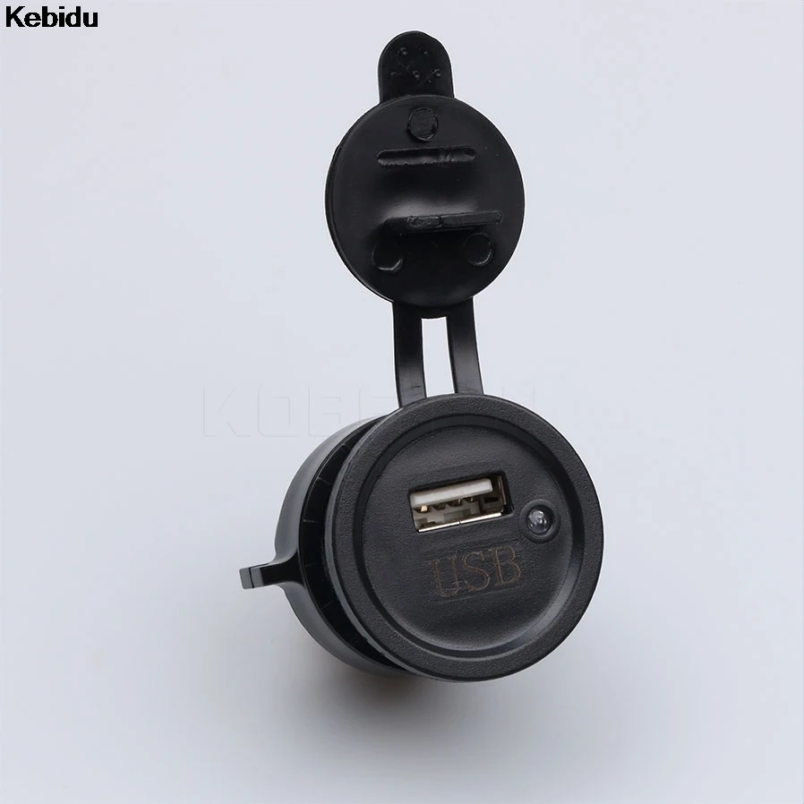 

Kebidu USB Power Port Integration Charge Car Phone Charger Adapter Quick Charging for iPhone Samsung Galaxy Xiaomi Car-charger