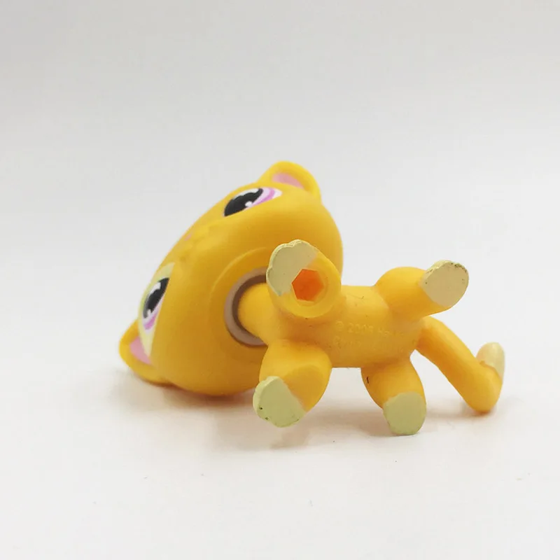 LPS CAT Rare игрушки для зоомагазина короткие волосы кошка #855 оранжевый желтый