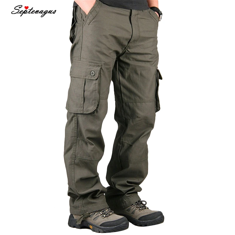 Pants Men's Cargo Pants Casual Mens Pant Multi Pocket Military Overall Men Outdoors High Quality Long Trousers Plus size 30-40 Pants Men's Cargo Pants Casual Mens Pant Multi Pocket Military Overall Men Outdoors High Quality Long Trousers Plus size 30-40