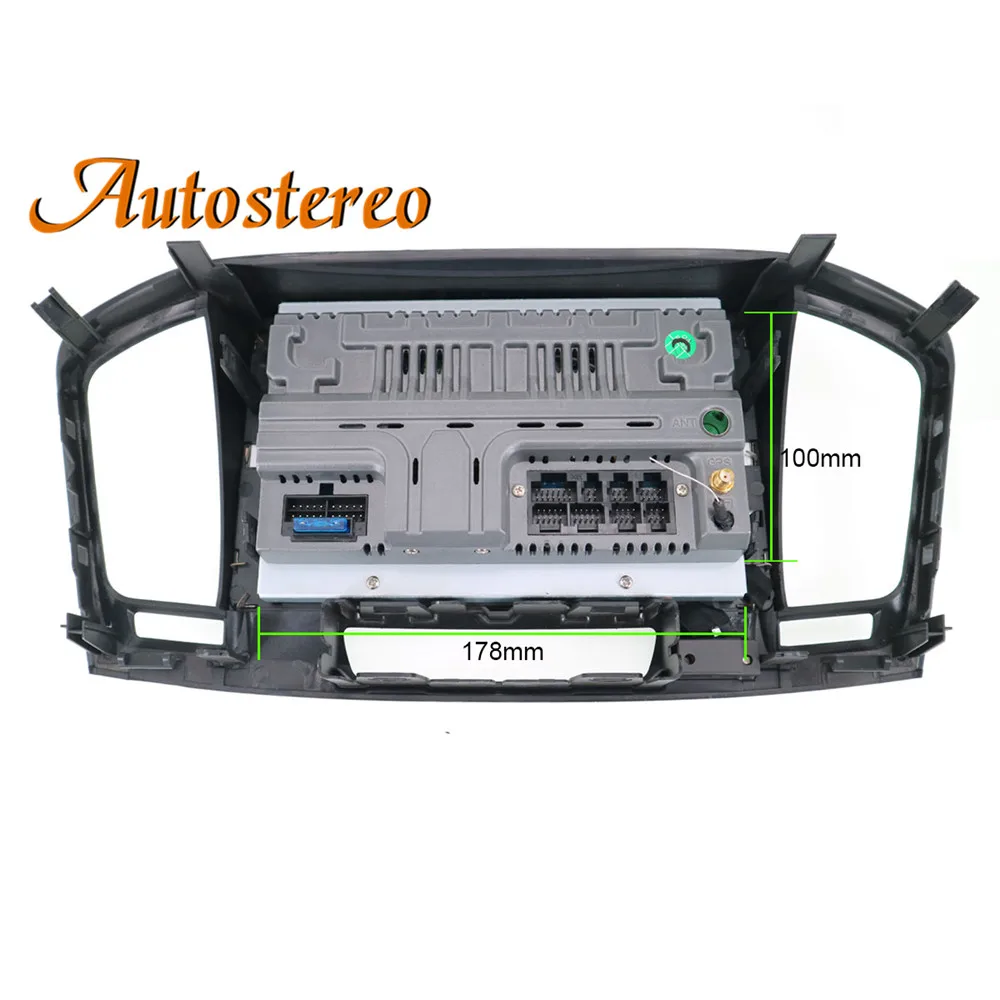 Top Android 9 DPS Max 64GB Car GPS navigation For Opel Insignia 08-13 multimedia car NO DVD auto player headunit radio tape recorder 5